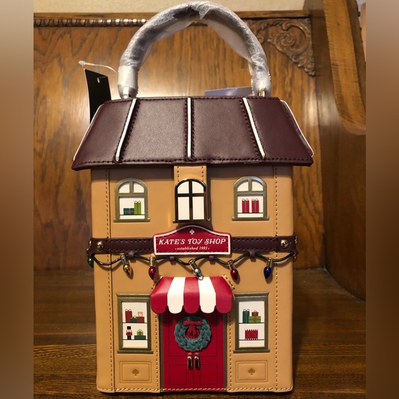 NWT-Kate Spade-SET-Oh What Fun 3D Toy Store Crossbody Bag & Cardholder-$598 - Picture 2 of 16